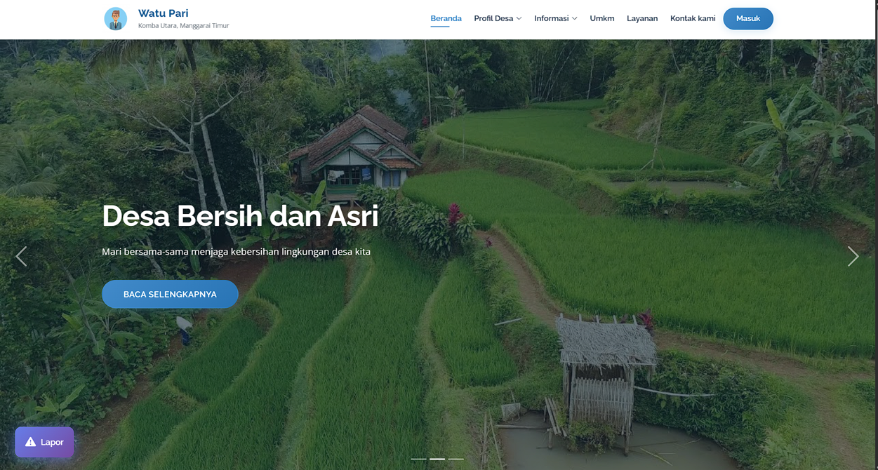 Desa Watu Pari Website