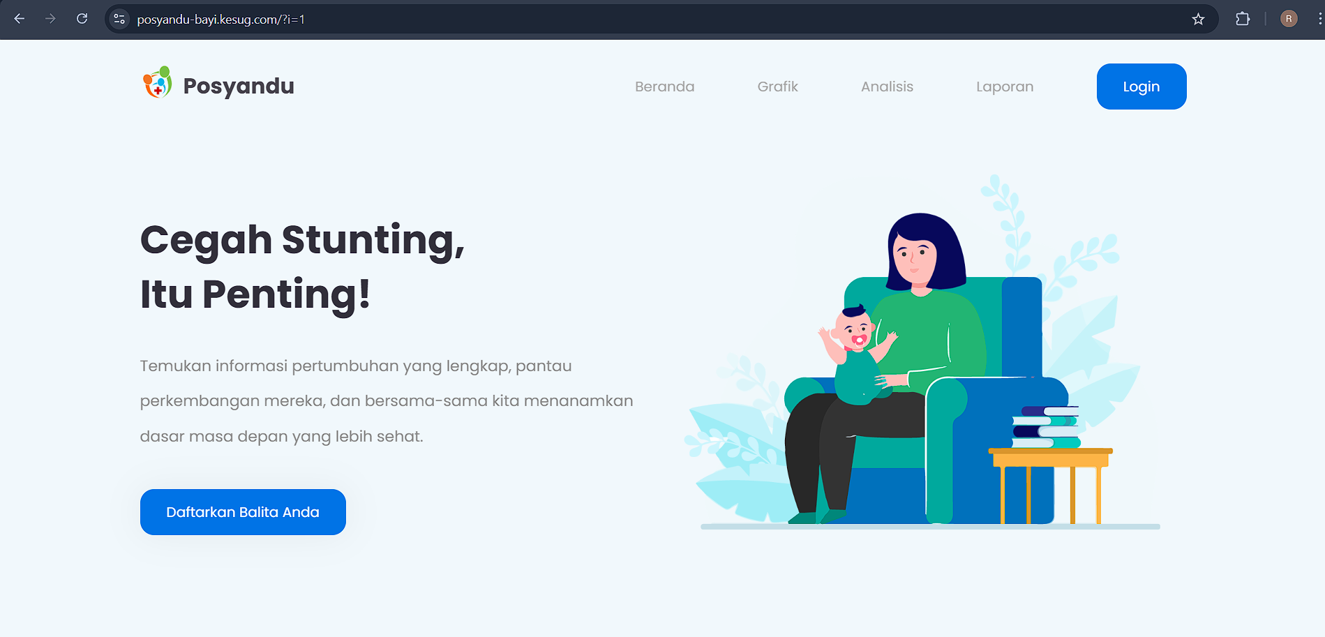 Posyandu Bayi Website